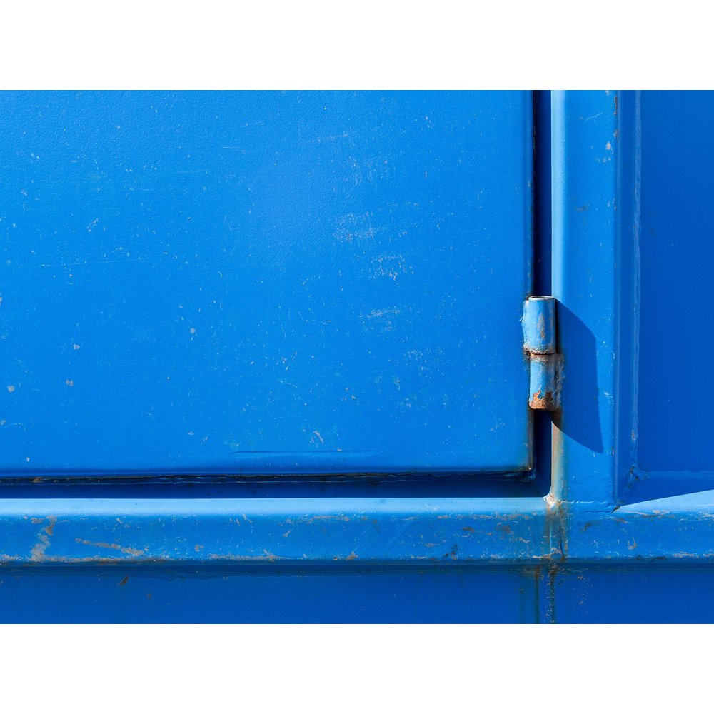 Bisagra de soldar para puerta metálica (2 uds.)